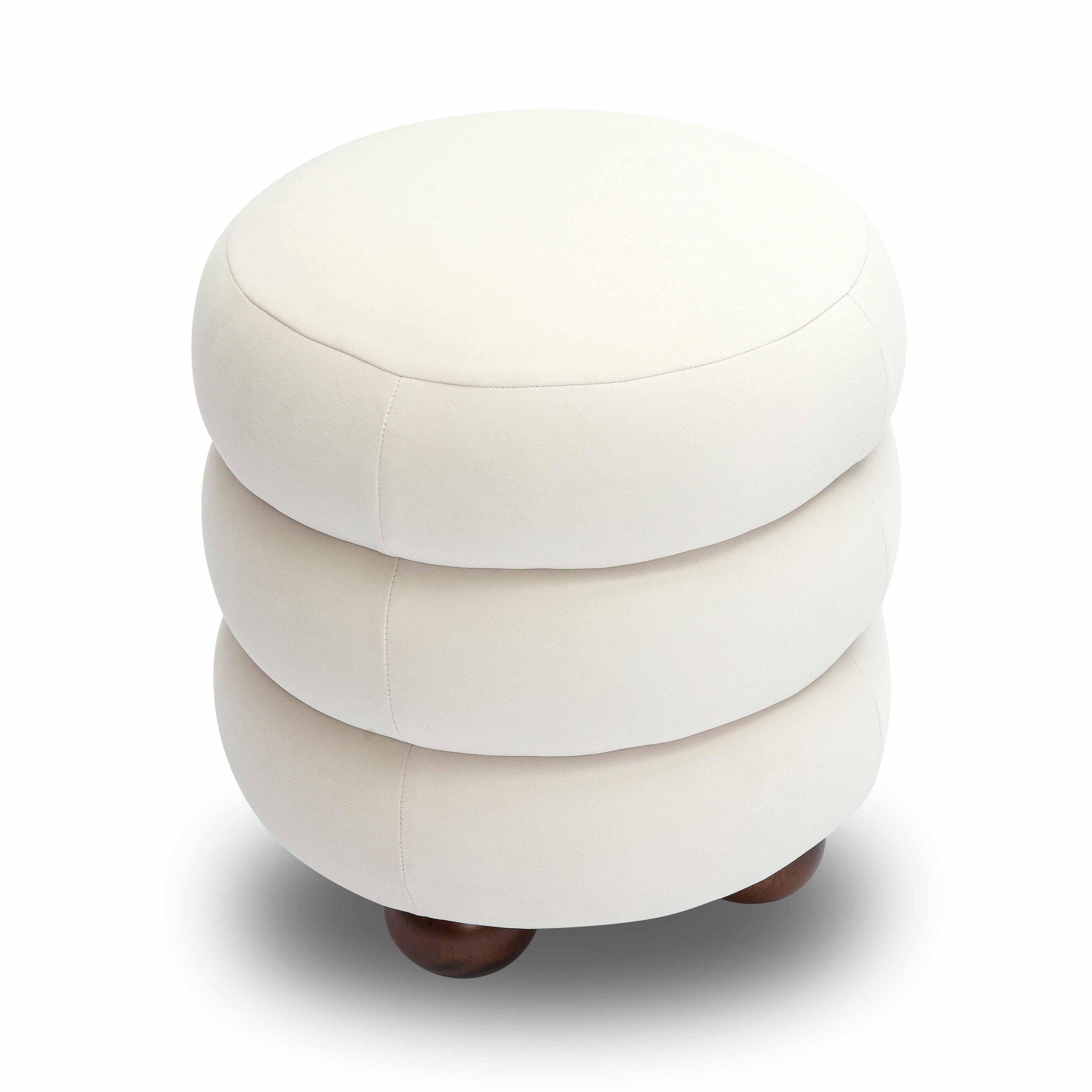 Stefanie - Velvet Ottoman - Urban Living Furniture (Los Angeles, CA)