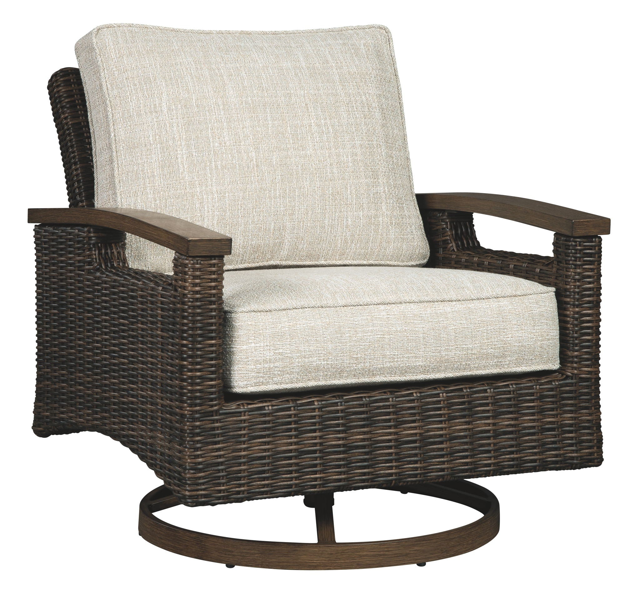 Paradise Trail - Medium Brown - Swivel Lounge Chair (Set of 2) - Urban Living Furniture (Los Angeles, CA)
