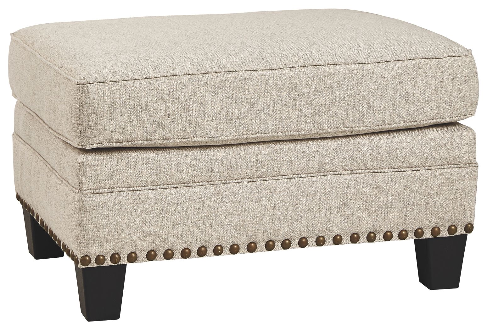 Claredon - Linen - Ottoman - Urban Living Furniture (Los Angeles, CA)