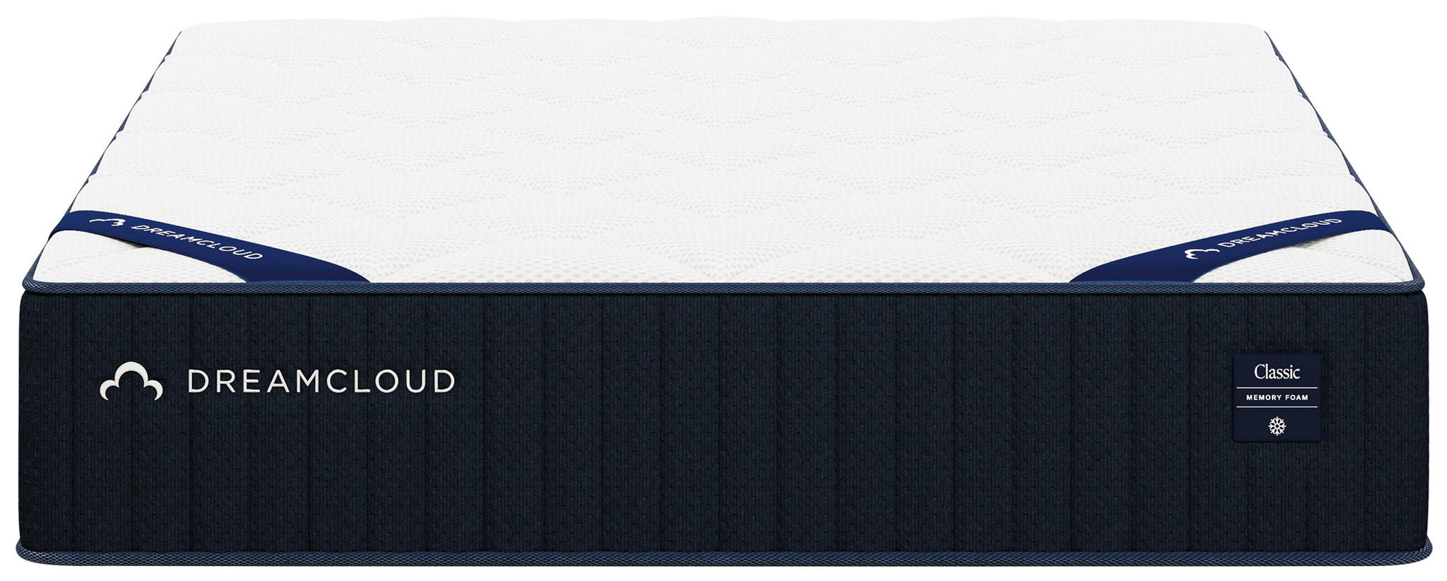 Dreamcloud Classic Memory Foam - Queen Mattress - White - Urban Living Furniture (Los Angeles, CA)