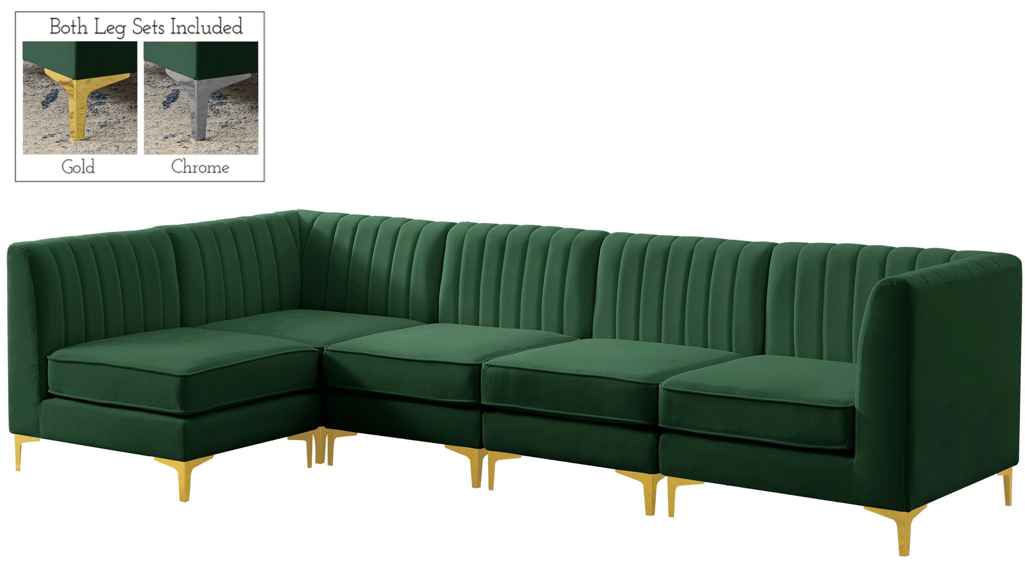 Alina - 5 Piece Modular Sectional - Urban Living Furniture (Los Angeles, CA)