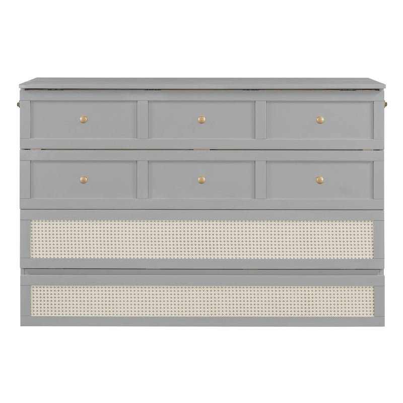 Murphy Bed With Large Drawers, Space Saving Design