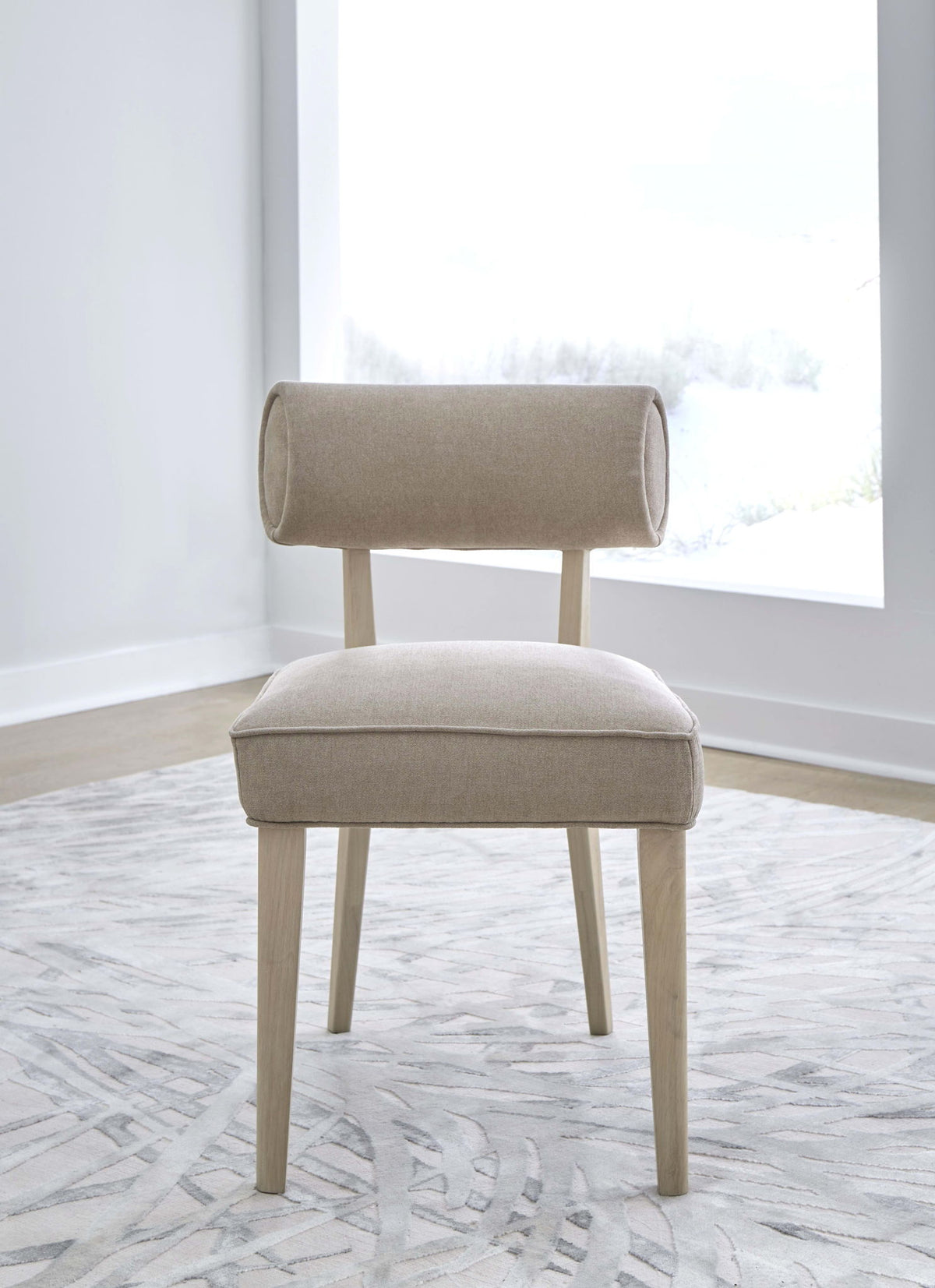 Magnolia - Wood Frame Chenille Upholstered Dining Chair (Set of 2) - Brown Sugar