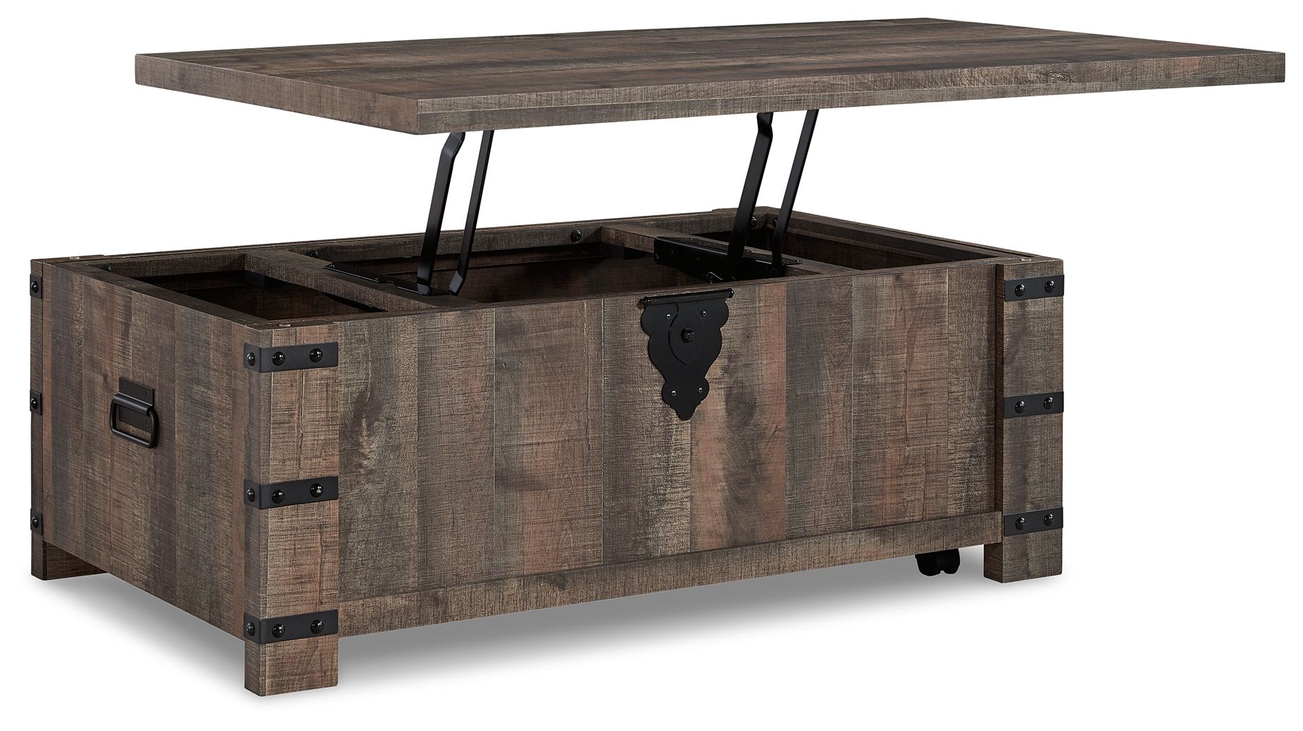 Hollum - Rustic Brown - Lift Top Cocktail Table - Urban Living Furniture (Los Angeles, CA)