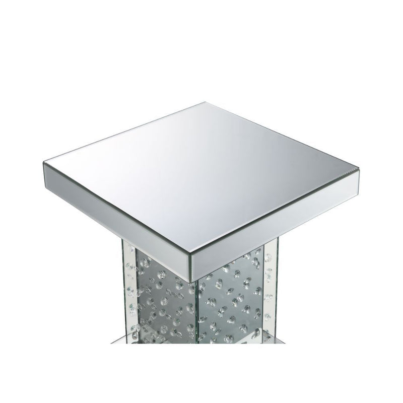 Nysa - End Table - Mirrored & Faux Crystals - 20" - Urban Living Furniture (Los Angeles, CA)