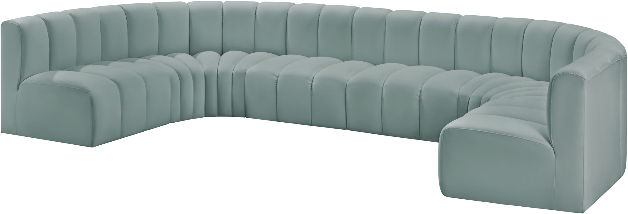 Arc - Faux Leather Modular U-Shaped Sectional - Urban Living Furniture (Los Angeles, CA)