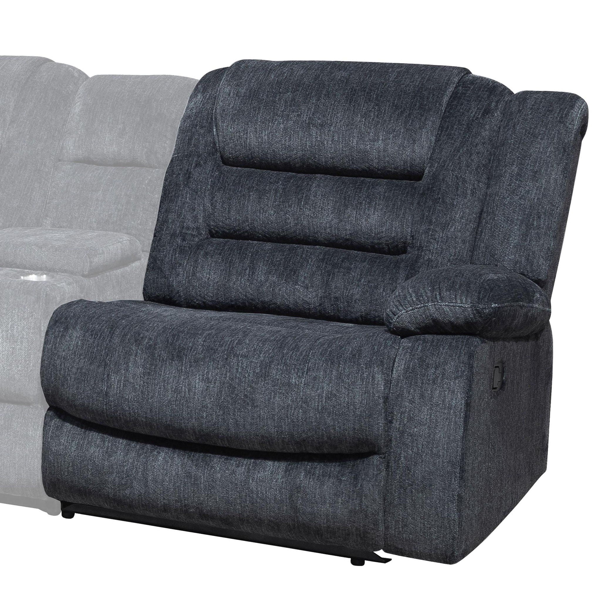 Bolton - Manual Right Arm Facing Recliner - Misty Storm - Urban Living Furniture (Los Angeles, CA)