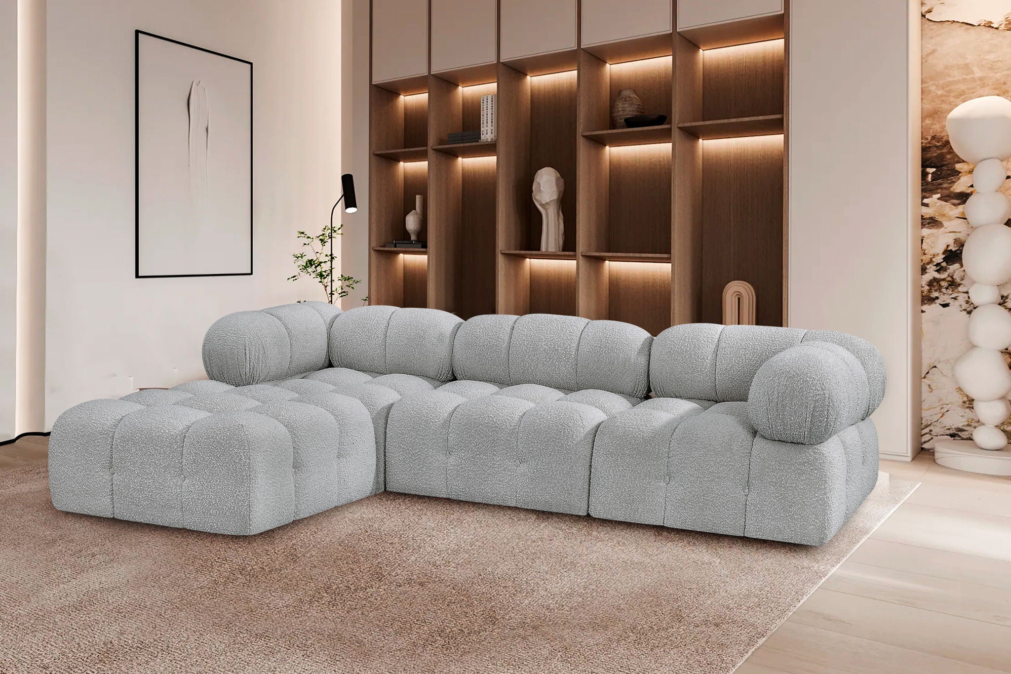 Ames - 4 Piece Fabric Modular Sectional - Urban Living Furniture (Los Angeles, CA)
