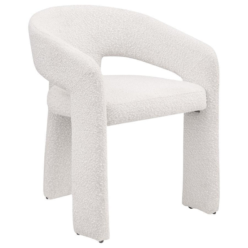 Eudora - Boucle Upholstered Dining Side Chair (Set of 2) - Cream
