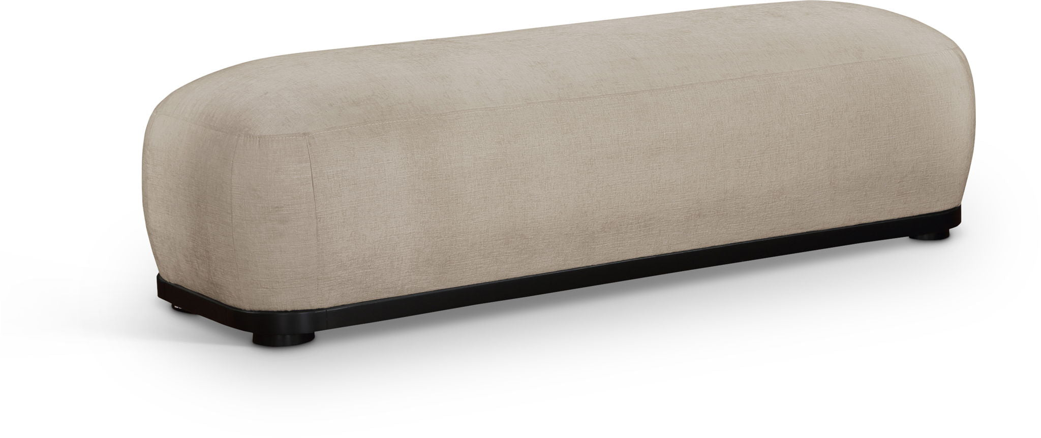 Calum - Bench - Black Frame - Urban Living Furniture (Los Angeles, CA)