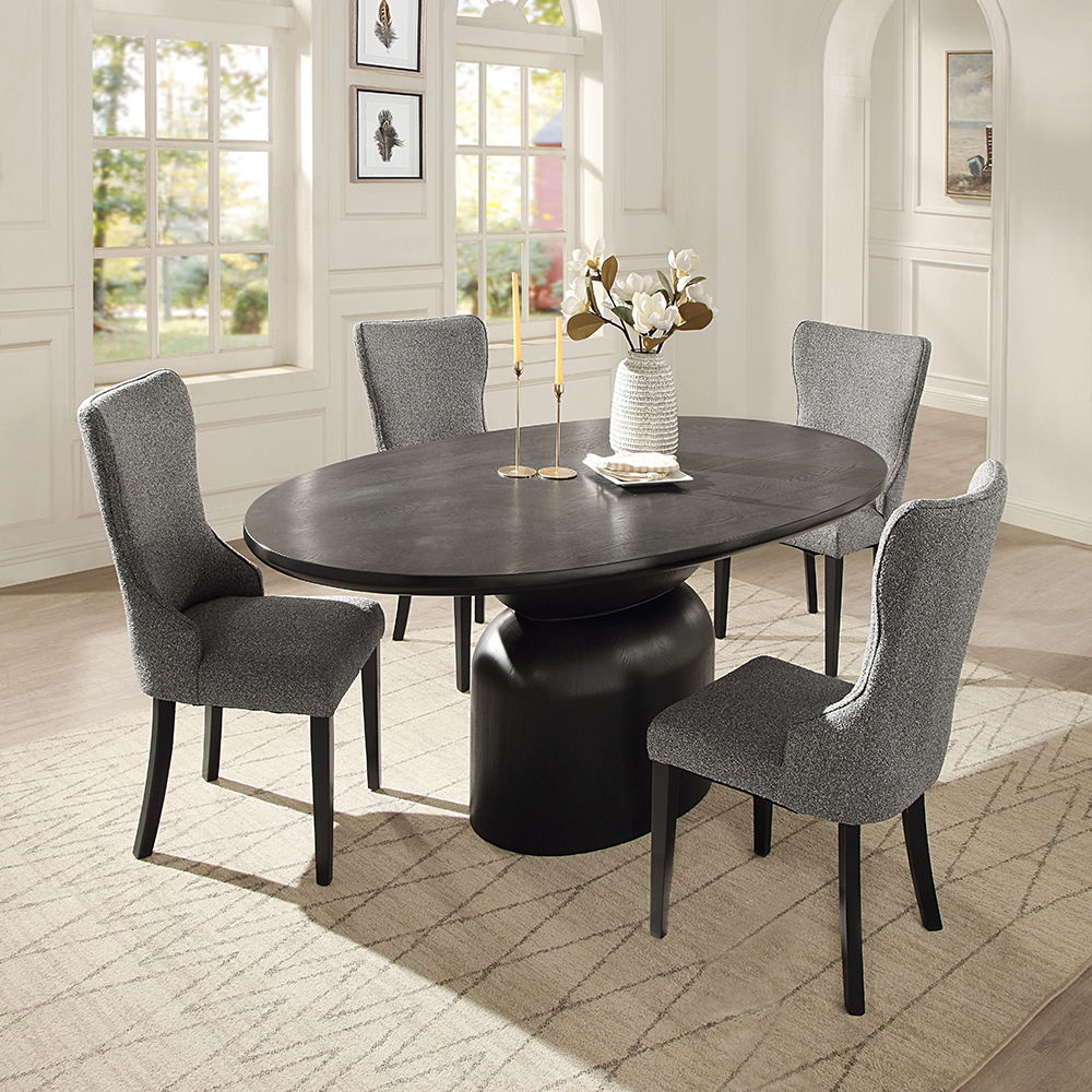 Marioly - Dining Table - Ash Black - Urban Living Furniture (Los Angeles, CA)