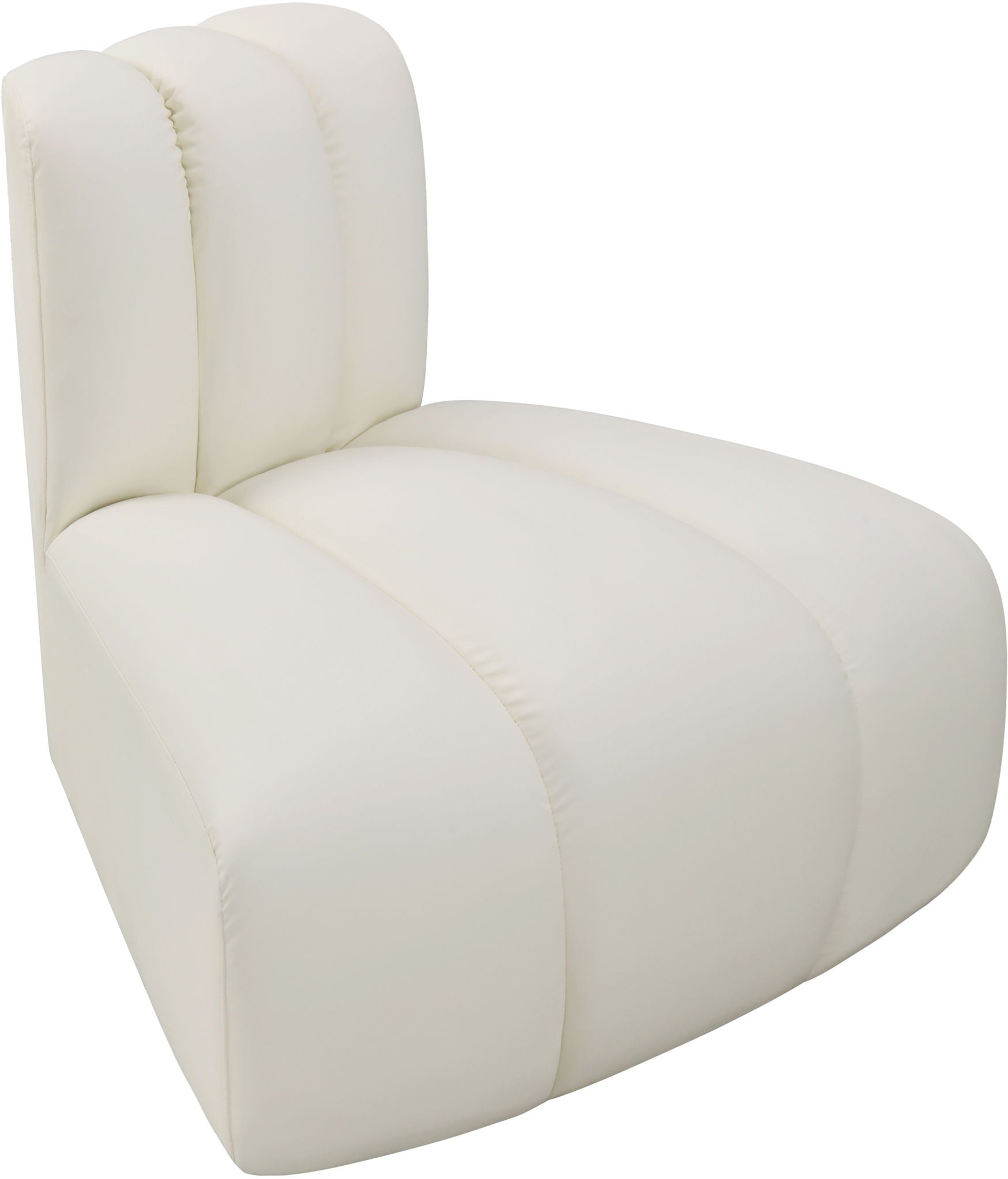Arc - Faux Leather Reverse Corner Chair - Urban Living Furniture (Los Angeles, CA)