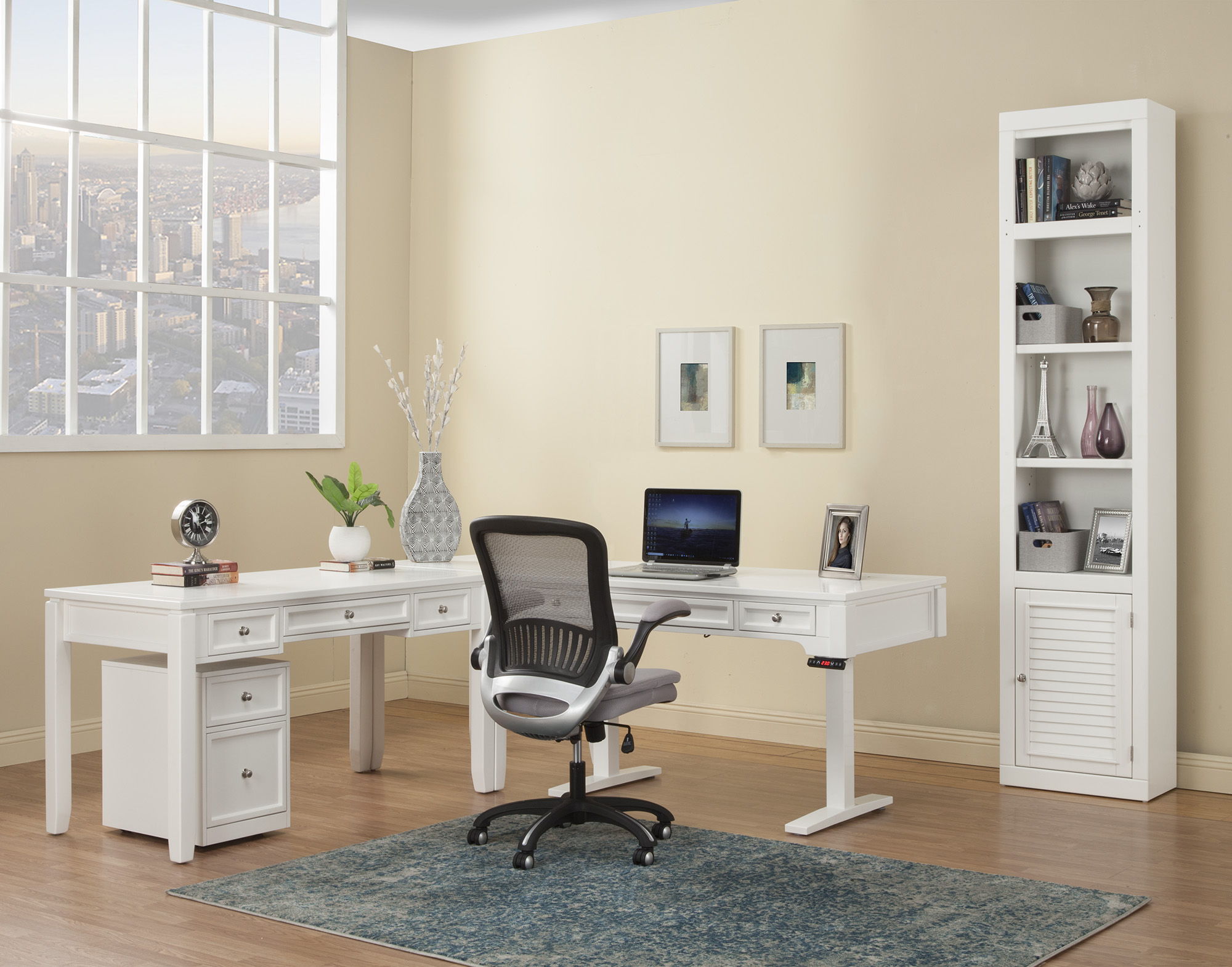 Boca - Rolling File Cabinet - Cottage White - Urban Living Furniture (Los Angeles, CA)