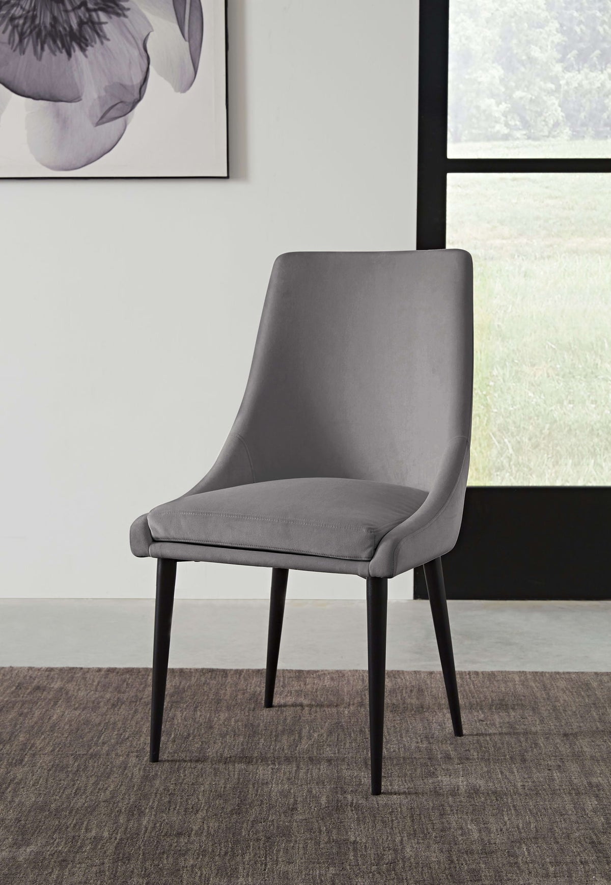 Winston - Upholstered Metal Leg Dining Chair (Set of 2)
