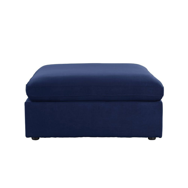 Crosby - Ottoman - Blue Fabric - Urban Living Furniture (Los Angeles, CA)