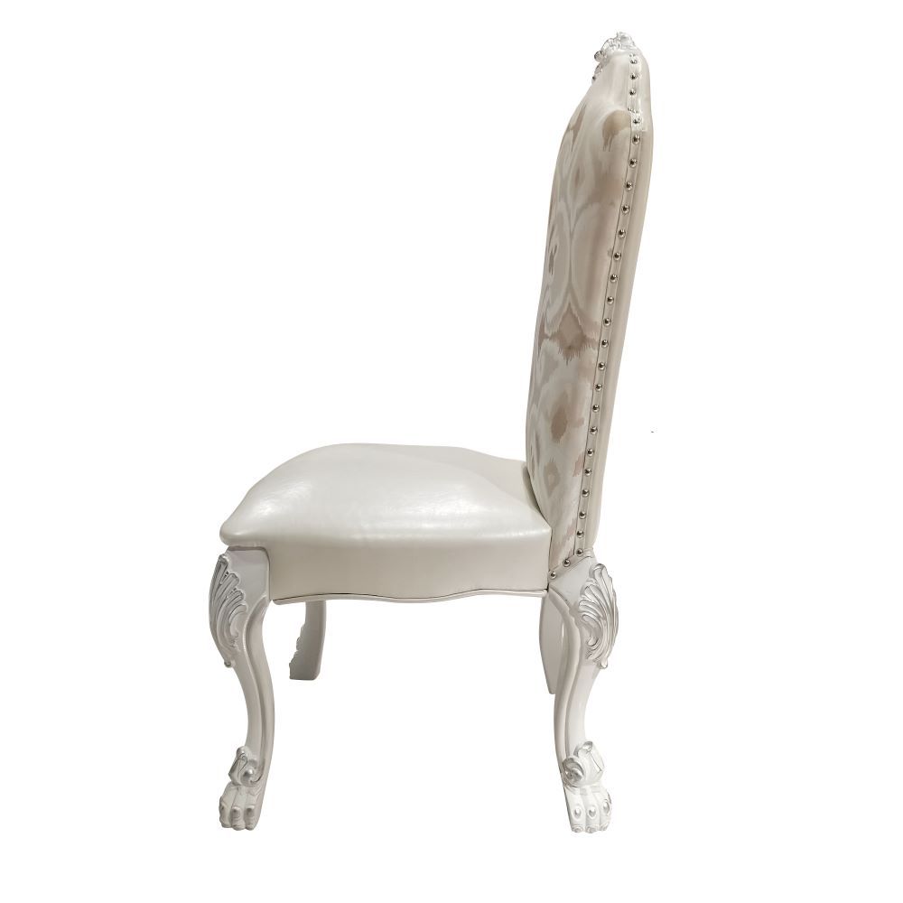 Dresden - Side Chair (Set of 2) - Fabric & Bone White - Urban Living Furniture (Los Angeles, CA)