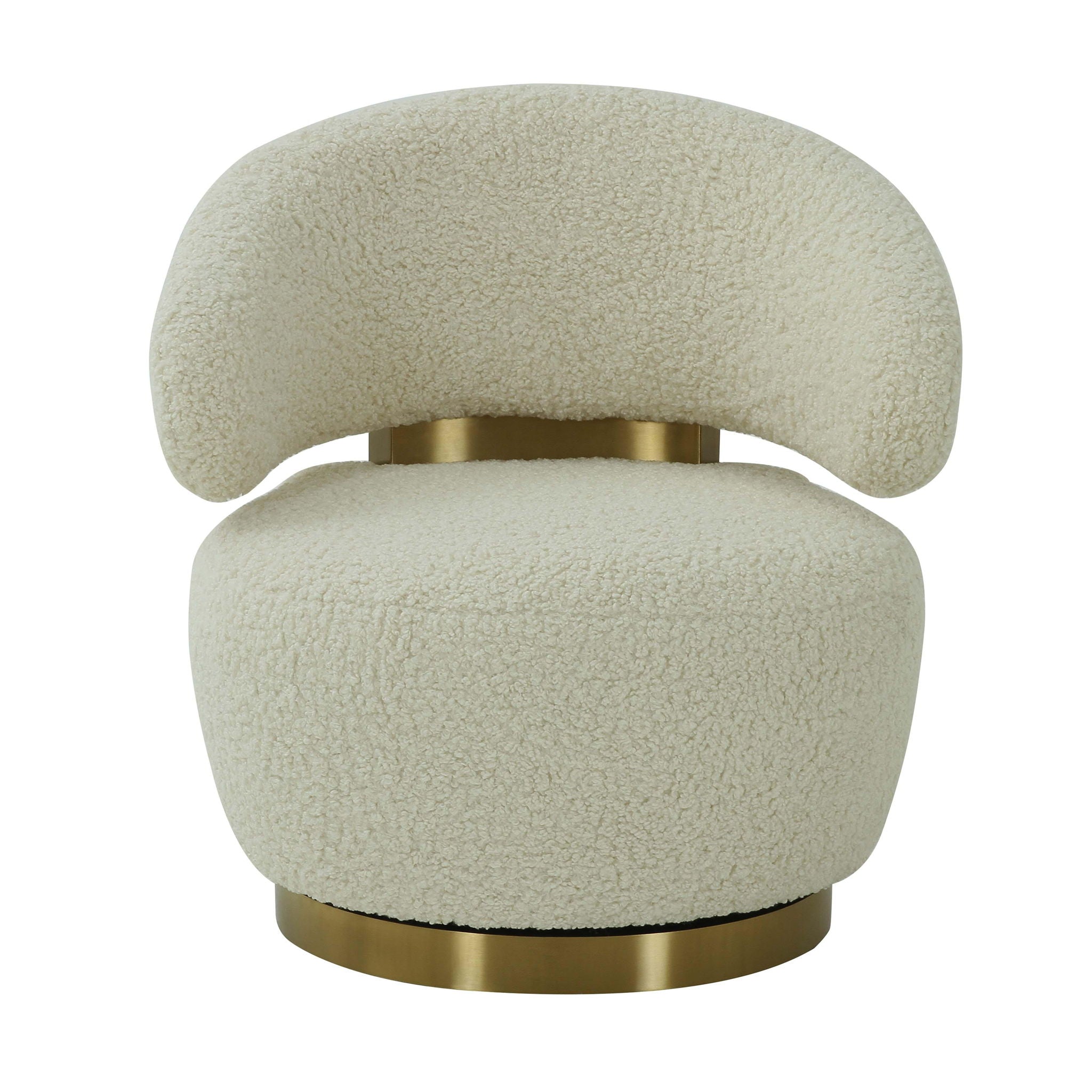 Austin - Faux Shearling Chair - Beige - Urban Living Furniture (Los Angeles, CA)