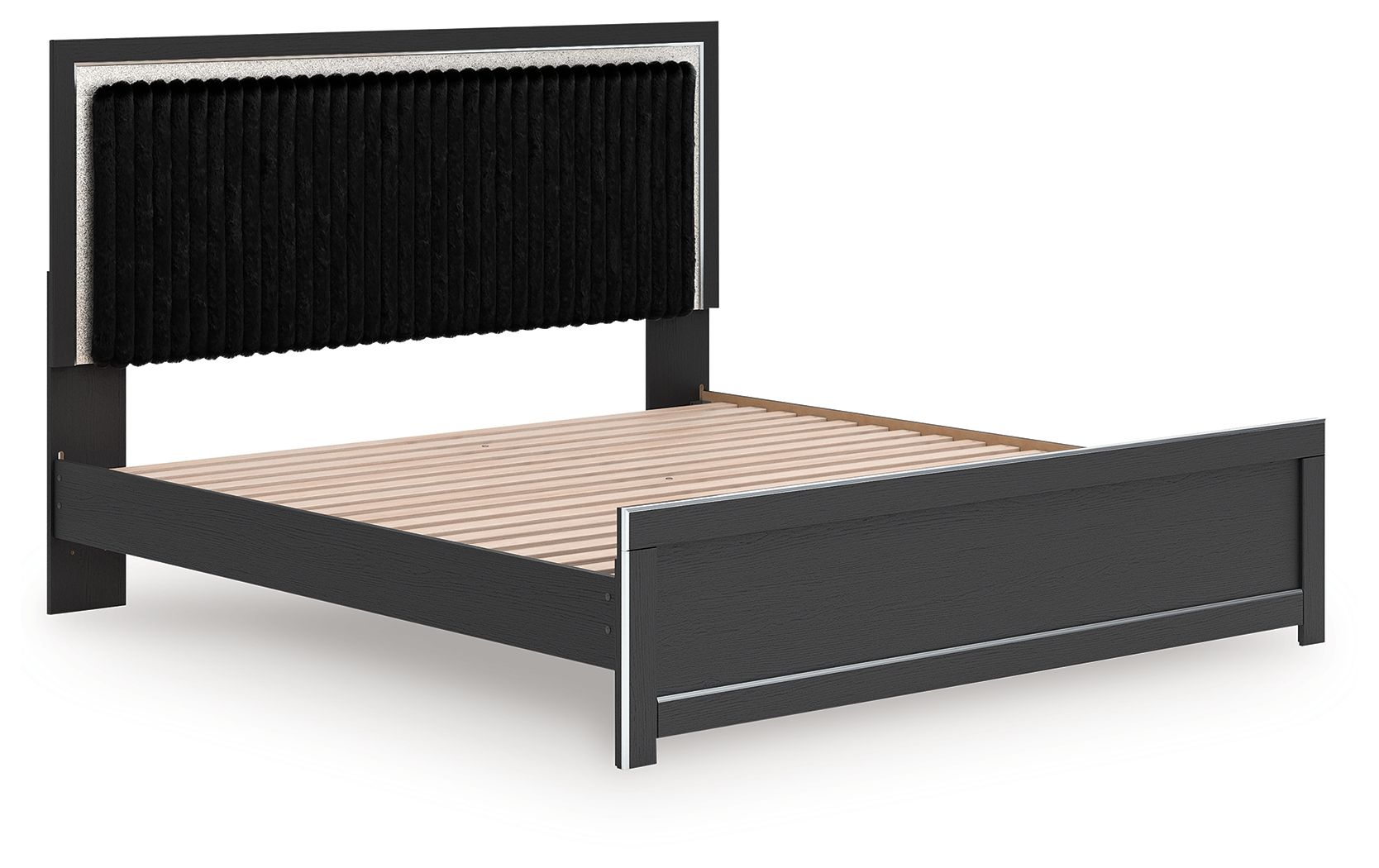Zuraleus - Upholstered Panel Platform Bed With Roll Slats - Urban Living Furniture (Los Angeles, CA)
