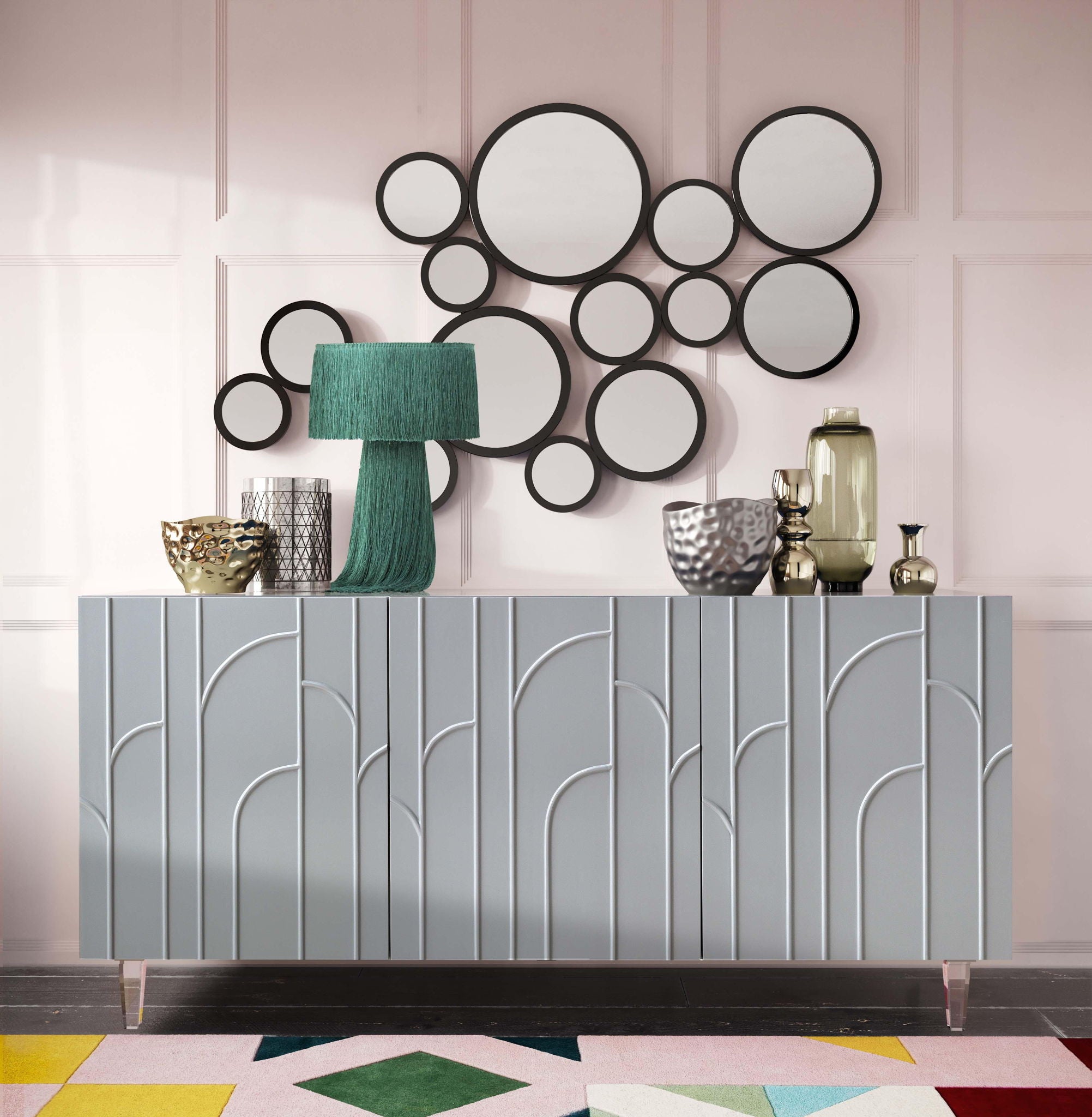 Zoha - Mirror - Black - Urban Living Furniture (Los Angeles, CA)