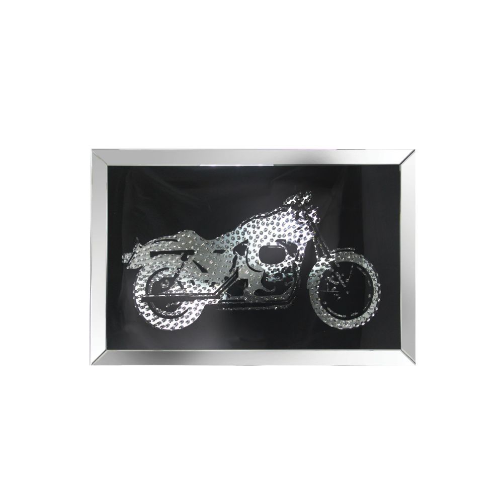 Nevina - Wall Art - Mirrored & Faux Crystal Bike - Urban Living Furniture (Los Angeles, CA)