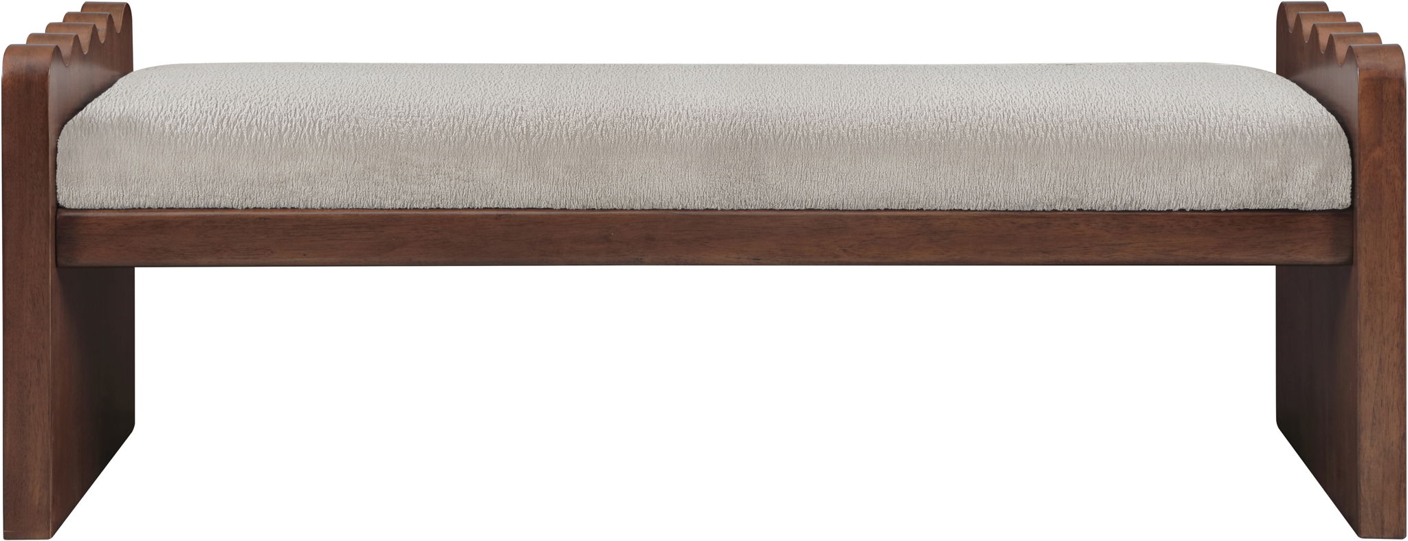 Sonia - Bench With Brown Base - Urban Living Furniture (Los Angeles, CA)