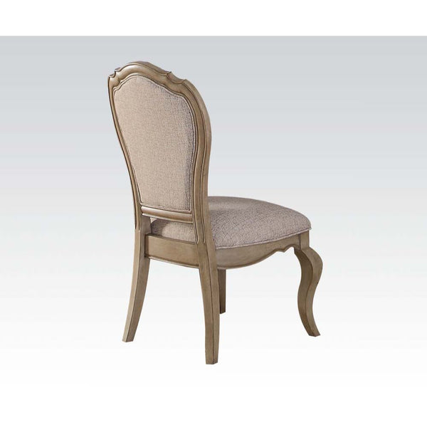 Chelmsford - Side Chair (Set of 2) - Beige Fabric & Antique Taupe - Urban Living Furniture (Los Angeles, CA)