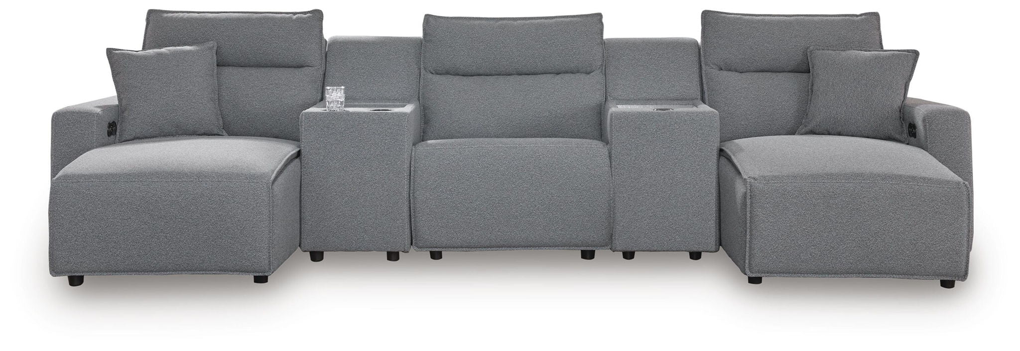 Modmax II - Reclining Sectional - Salt And Pepper - Urban Living Furniture (Los Angeles, CA)