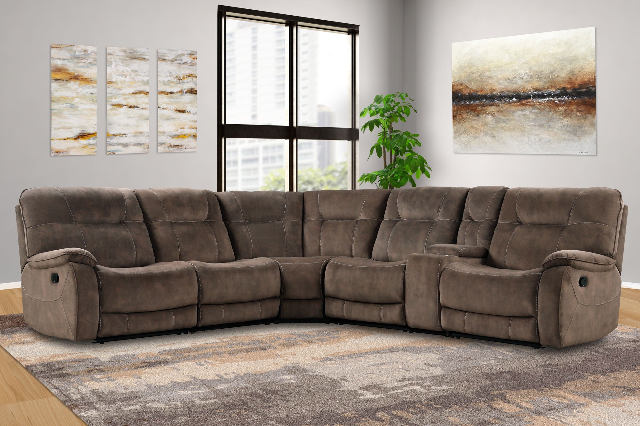 Cooper - Modular Manual Reclining Sectional - Urban Living Furniture (Los Angeles, CA)