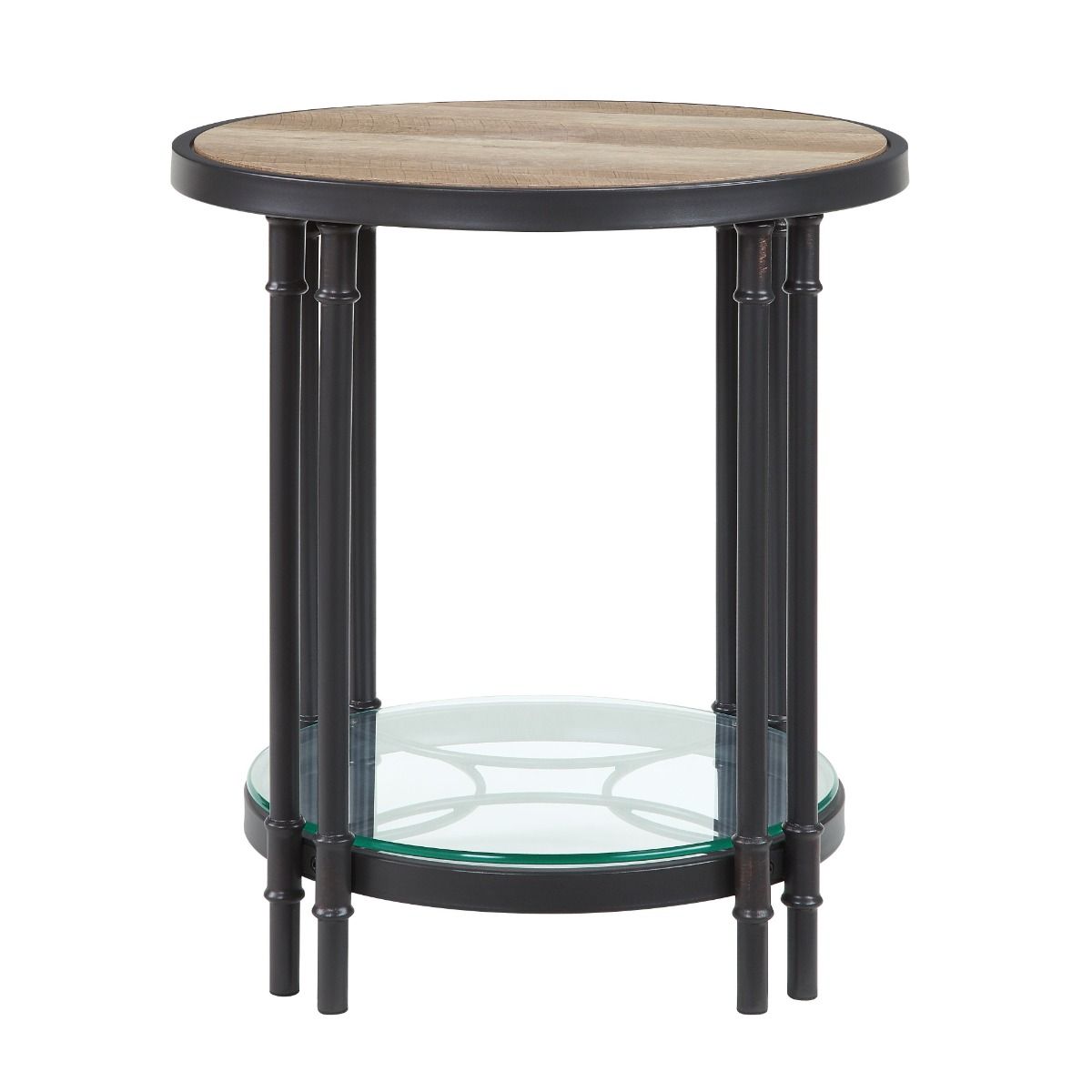 Brantley - End Table - Oak & Sandy Black - Urban Living Furniture (Los Angeles, CA)