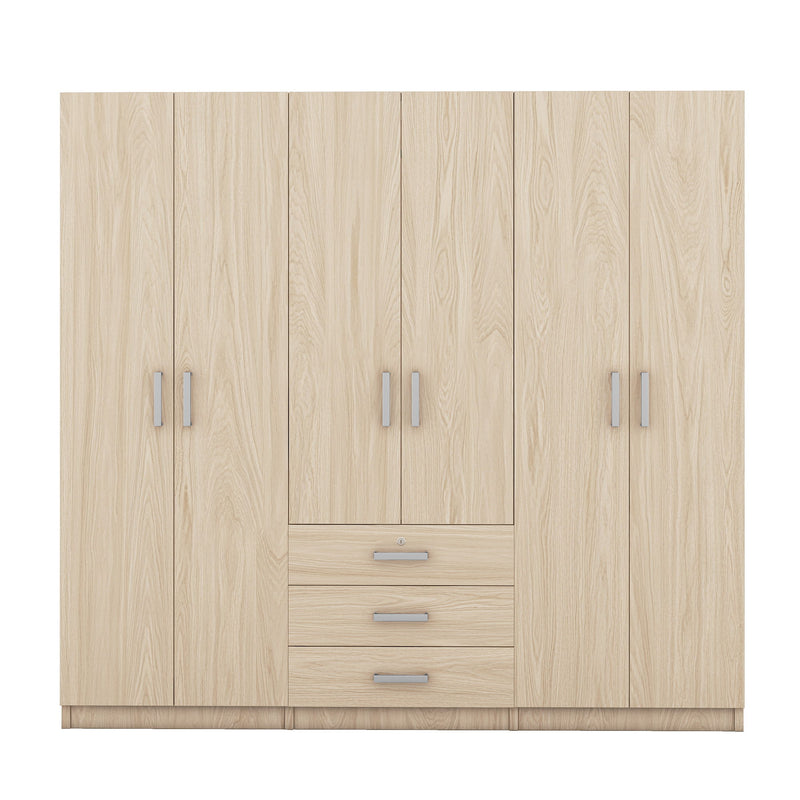 6 Doors Wardrobe Storage For Bedroom, With Big Drawers - Urban Living Furniture (Los Angeles, CA)