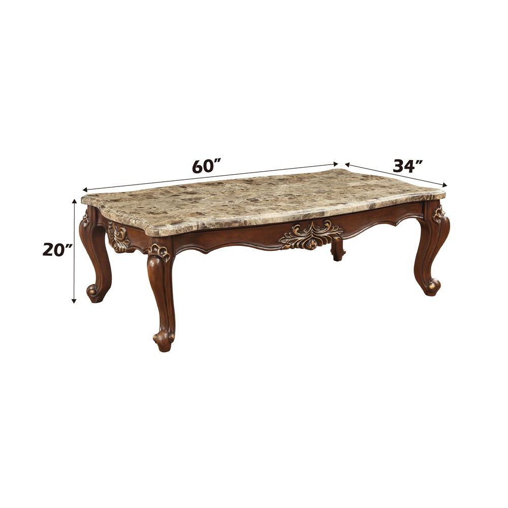 Shalisa - Coffee Table - Marble Top & Walnut - Urban Living Furniture (Los Angeles, CA)