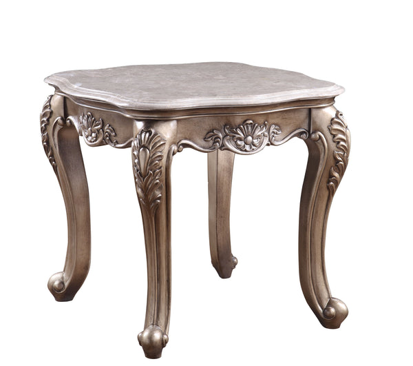 Jayceon - End Table - Marble & Champagne - Urban Living Furniture (Los Angeles, CA)
