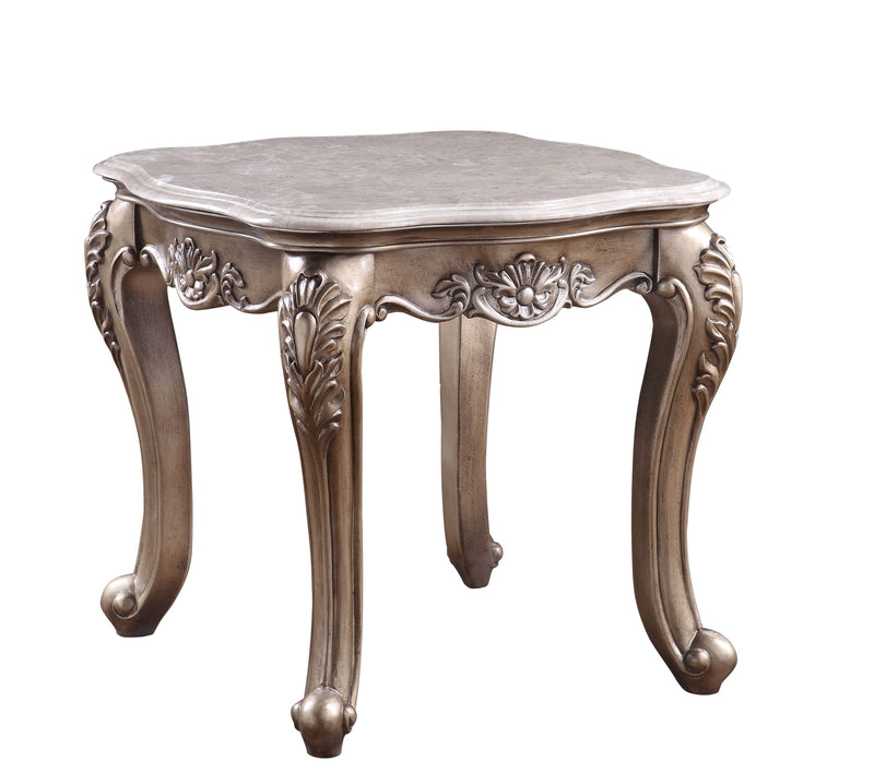 Jayceon - End Table - Marble & Champagne - Urban Living Furniture (Los Angeles, CA)