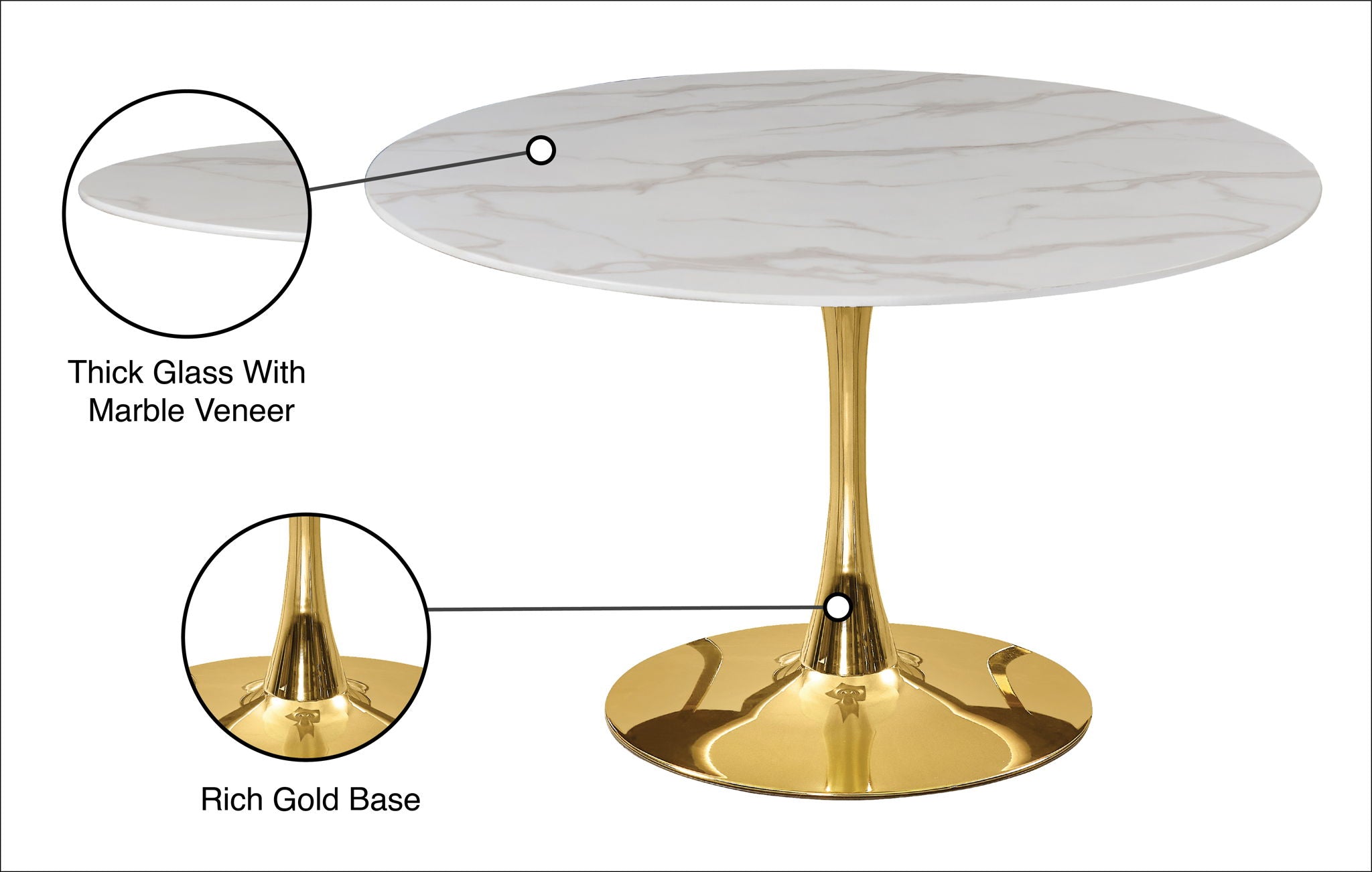Tulip - Dining Table - Urban Living Furniture (Los Angeles, CA)