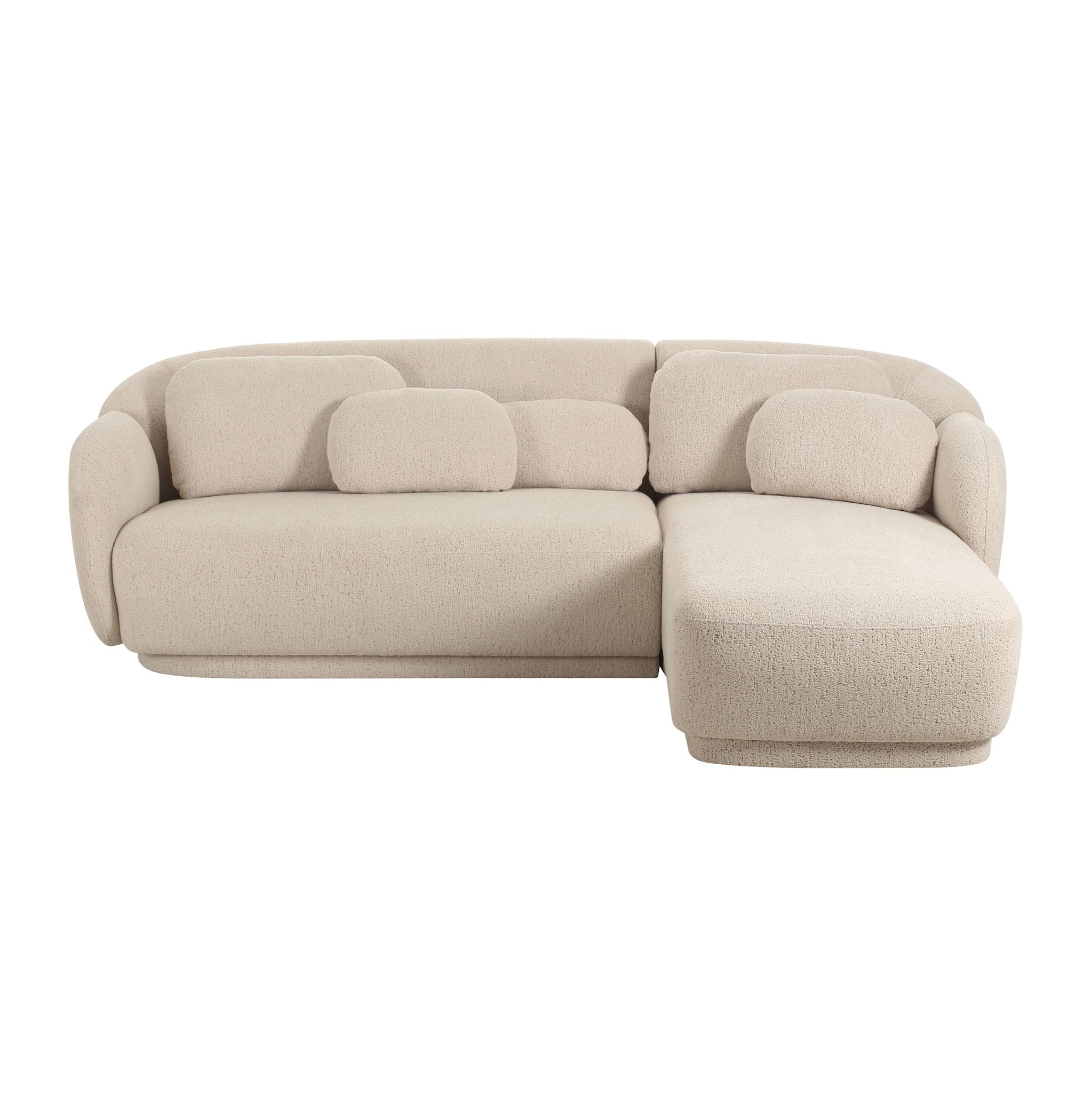 Misty - Boucle Sectional - Urban Living Furniture (Los Angeles, CA)
