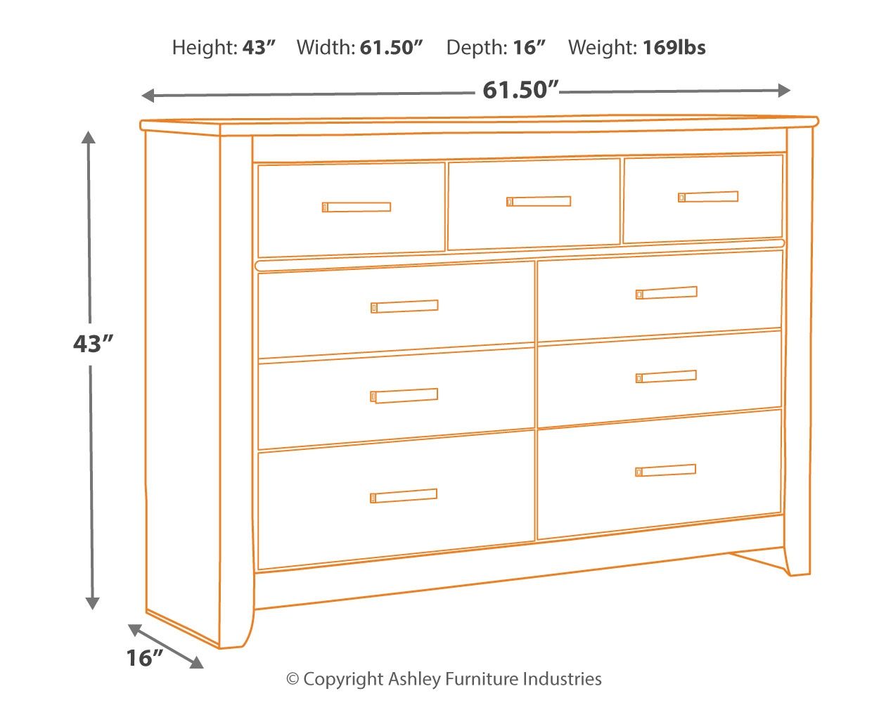 Brinxton - Dresser - Urban Living Furniture (Los Angeles, CA)