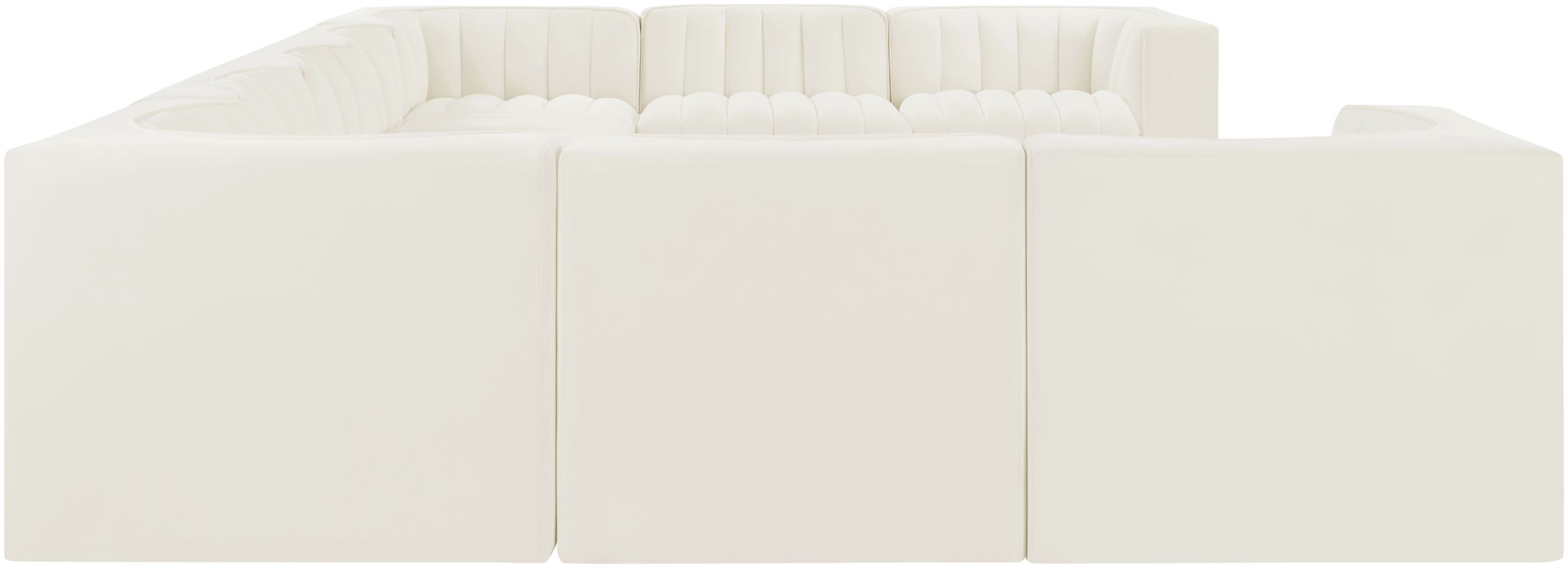 Rummi - Velvet Performance Fabric Upholstered 9 Piece Modular Sectional - Urban Living Furniture (Los Angeles, CA)