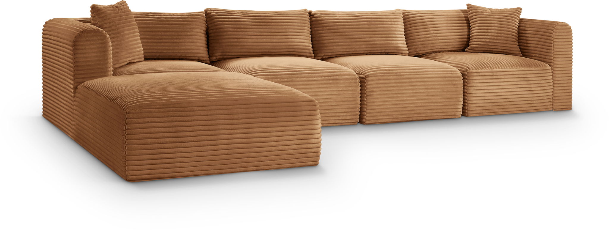 Shaggy - Fabric 5 Piece Modular Sectional With Ottoman - Urban Living Furniture (Los Angeles, CA)