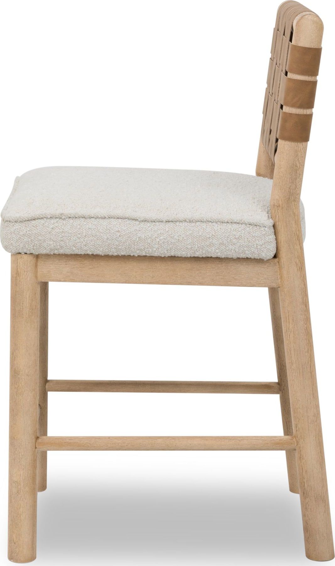 Dorsey - Weaven Counter Stool (Set of 2) - Ginger / Ricotta