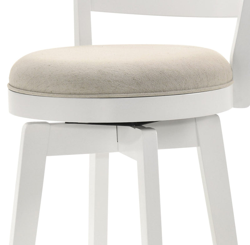 Joplin - 20.5" Ladder Back Counter Height Swivel Chair With Upholstered Seat - Urban Living Furniture (Los Angeles, CA)