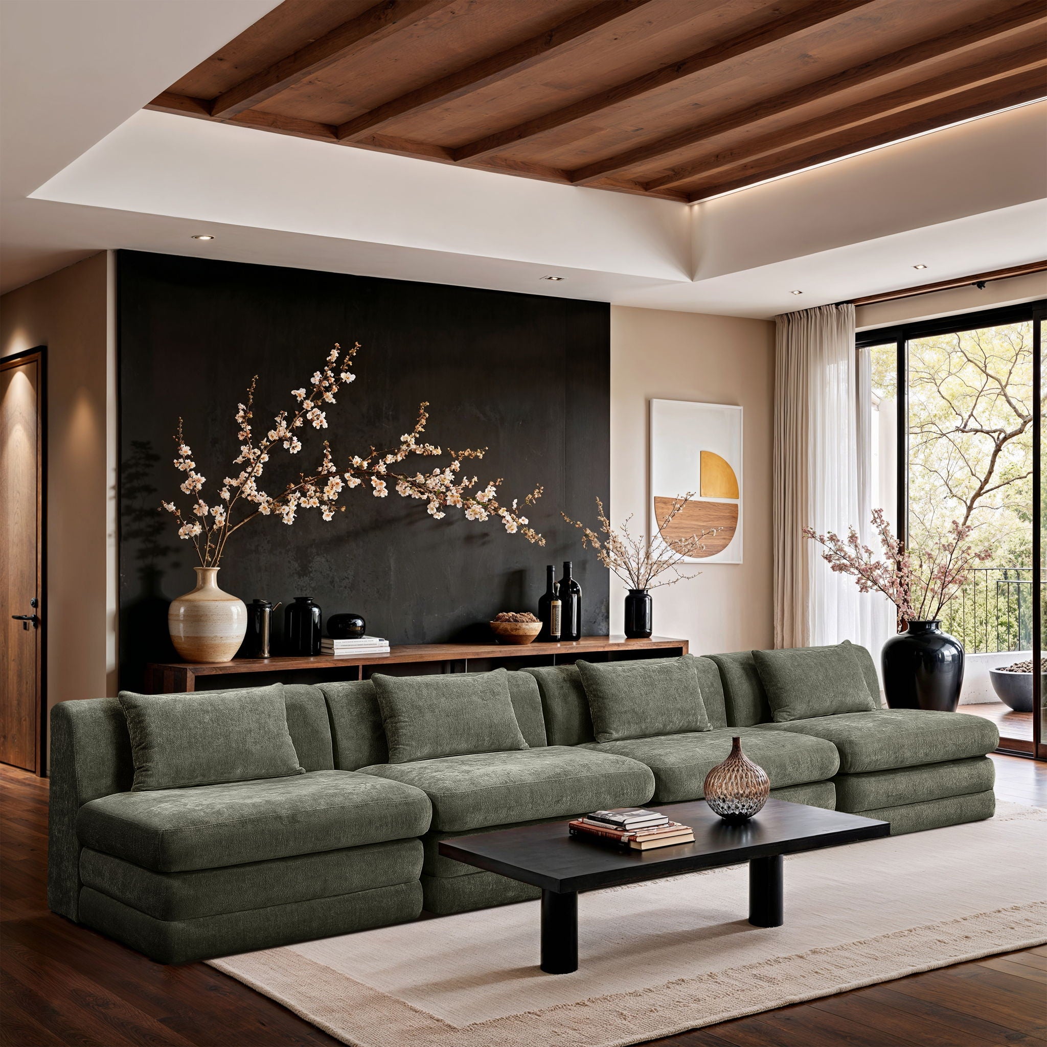 Stellar - 4 Piece Upholstered Modular Sectional - Urban Living Furniture (Los Angeles, CA)