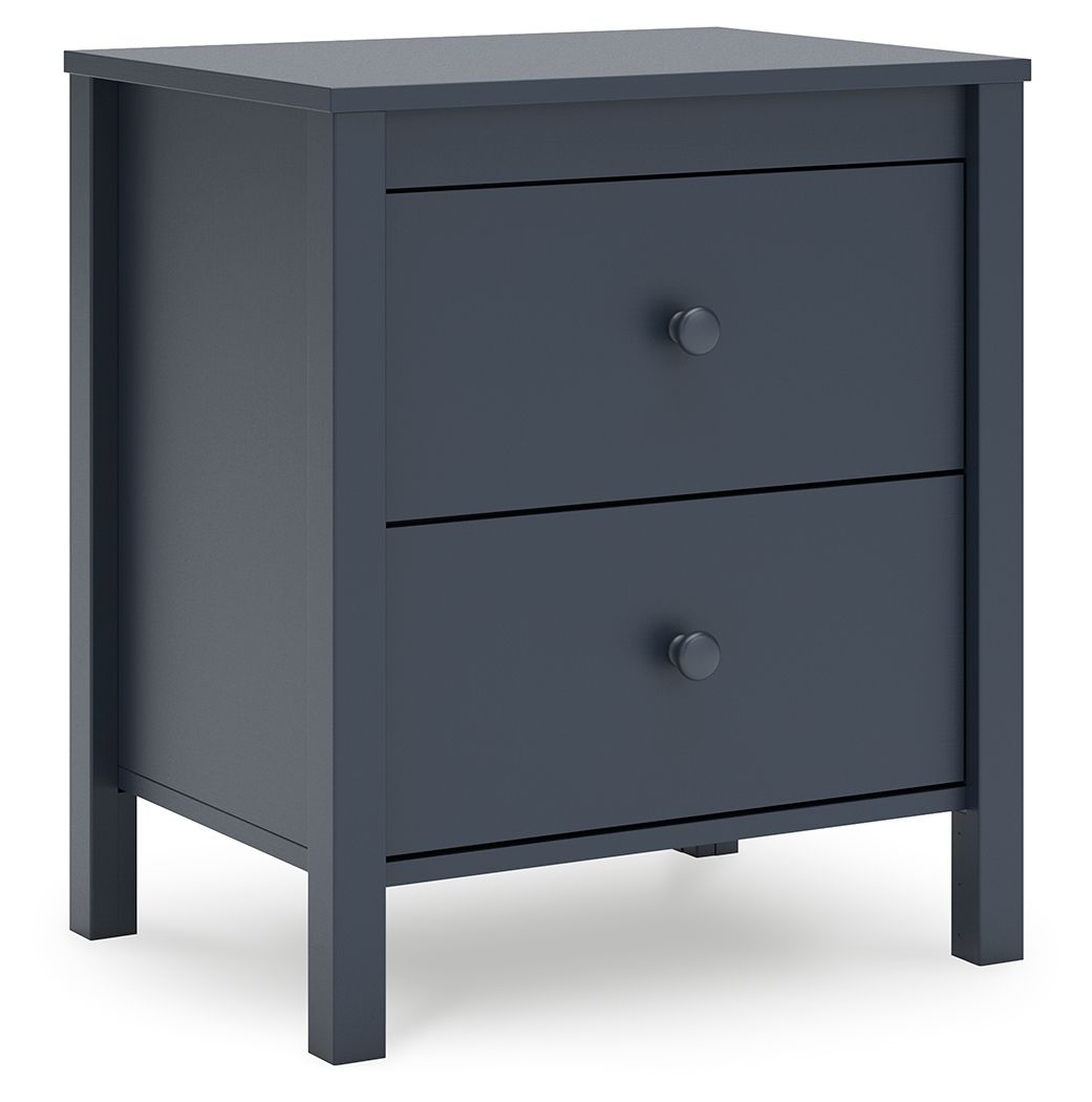 Simmenfort - Navy Blue - Two Drawer Night Stand - Urban Living Furniture (Los Angeles, CA)