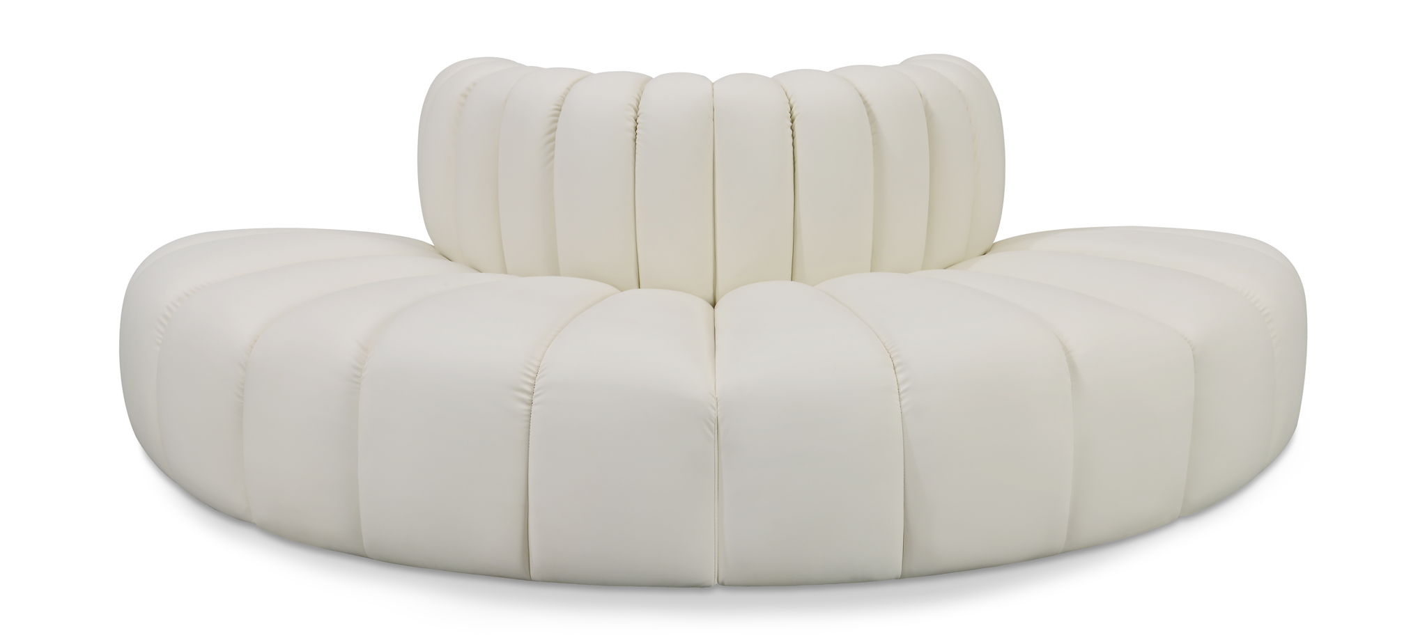 Arc - Faux Leather 4 Piece Modular Sofa - Urban Living Furniture (Los Angeles, CA)