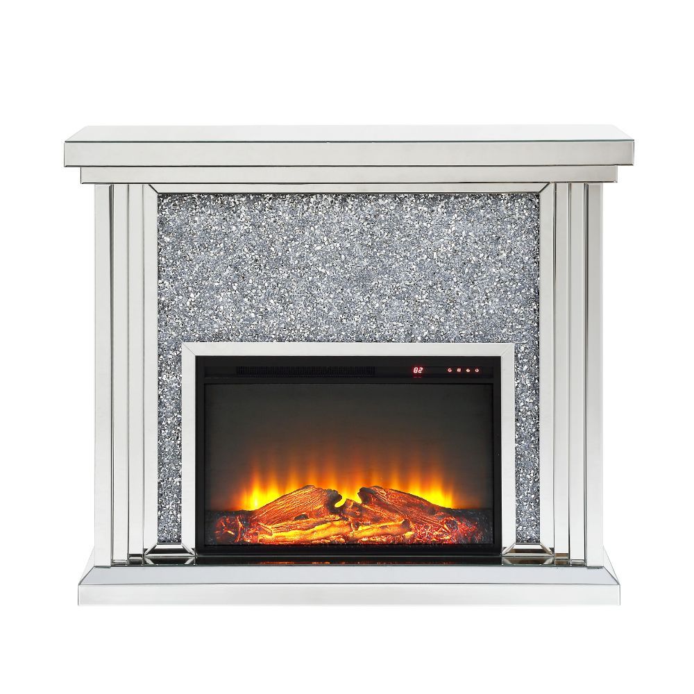 Noralie - Fireplace - Mirrored & Faux Diamonds - 40" - Urban Living Furniture (Los Angeles, CA)