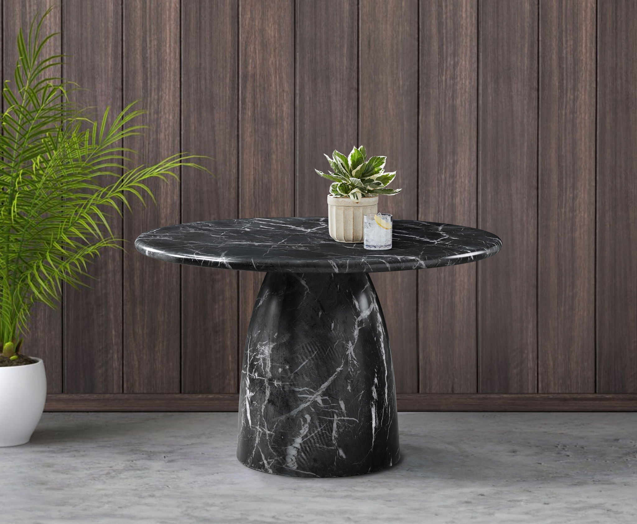 Cosenza - Round Concrete Dining Table - Urban Living Furniture (Los Angeles, CA)
