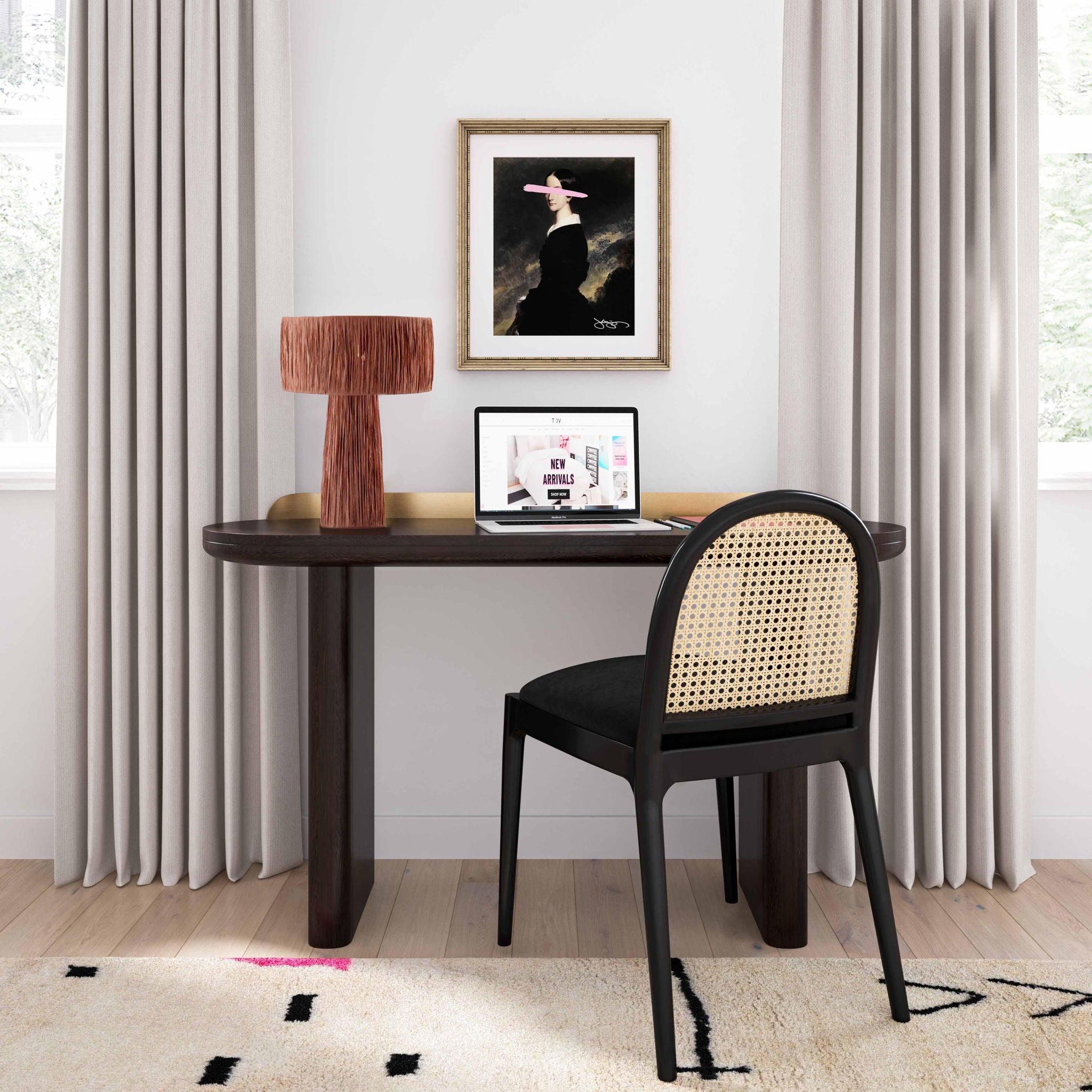 Shelby - Rafia Table Lamp - Urban Living Furniture (Los Angeles, CA)