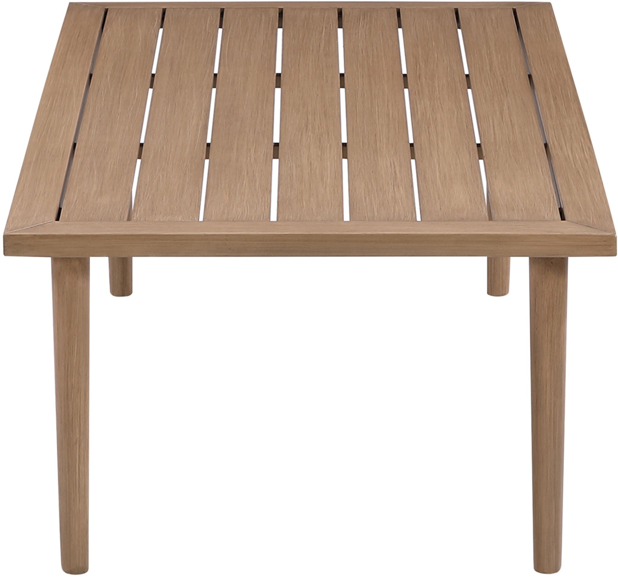 Laguna - Aluminum Outdoor Patio Coffee Table - Natural - Urban Living Furniture (Los Angeles, CA)