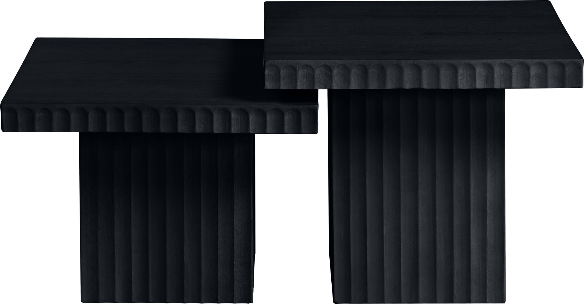 Spencer - 18" Oak Veneer 2 Piece Coffee Table - Urban Living Furniture (Los Angeles, CA)