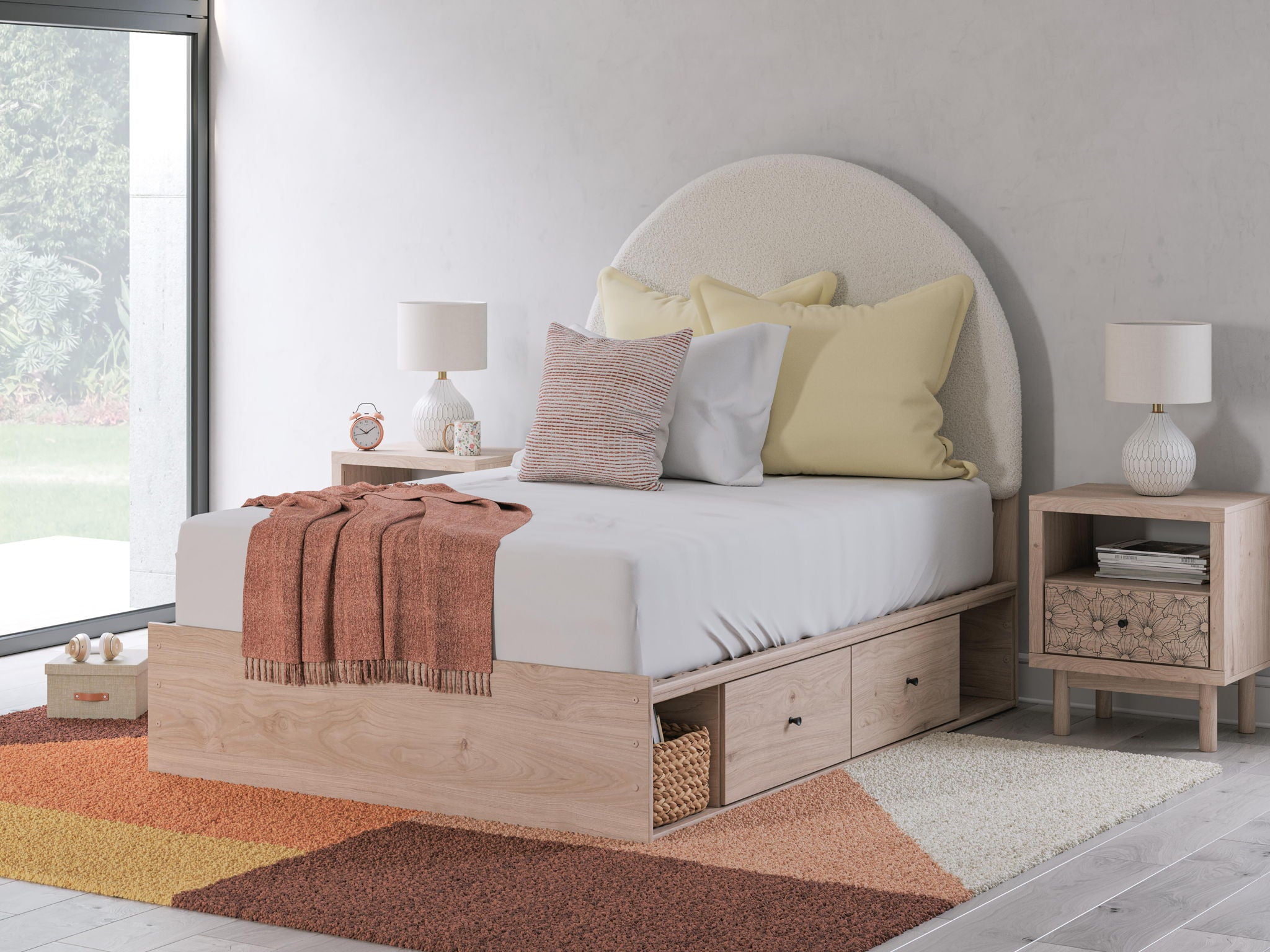 Arloster - Upholstered Panel Bed - Urban Living Furniture (Los Angeles, CA)
