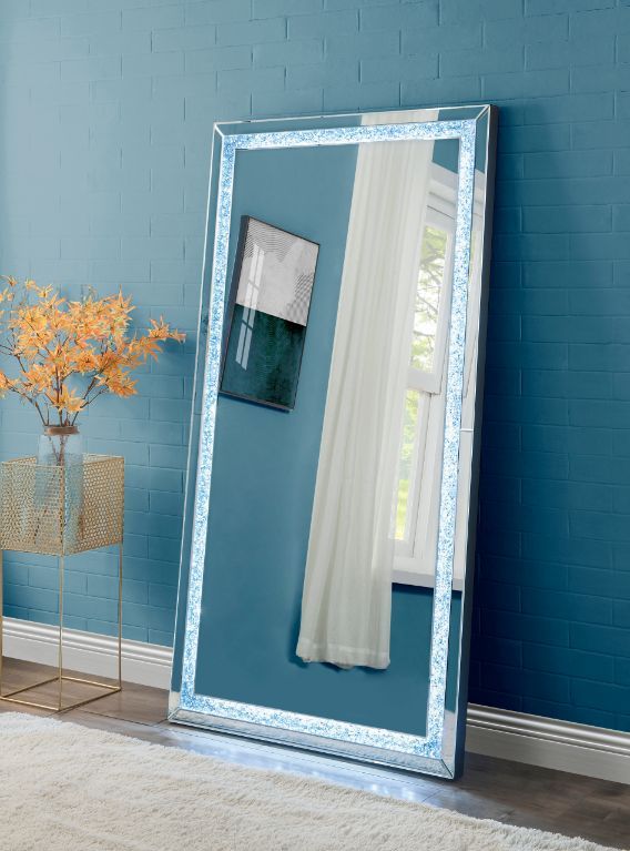 Noralie - Accent Mirror - Led, Mirrored & Faux Diamonds - Urban Living Furniture (Los Angeles, CA)